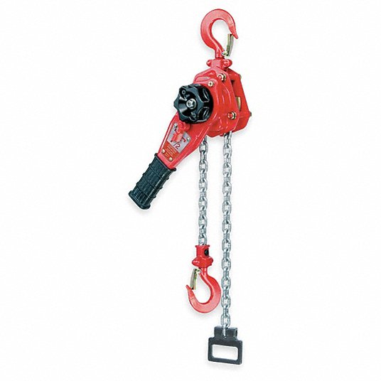 新品・在庫あり Harrington LB Lever Hoist， Hook Mount， 1 Ton