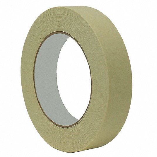 Grainger 20PJ10 Paper Masking Tape Adhesive Tan 1-1/2" X 60 yd Qty 24 