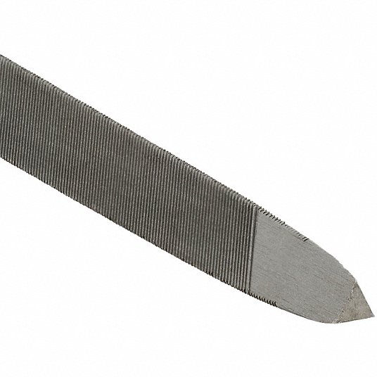 Nicholson Hand File, American Pattern, Double Cut, Knife, Fine, 6 Length:  : Tools & Home Improvement