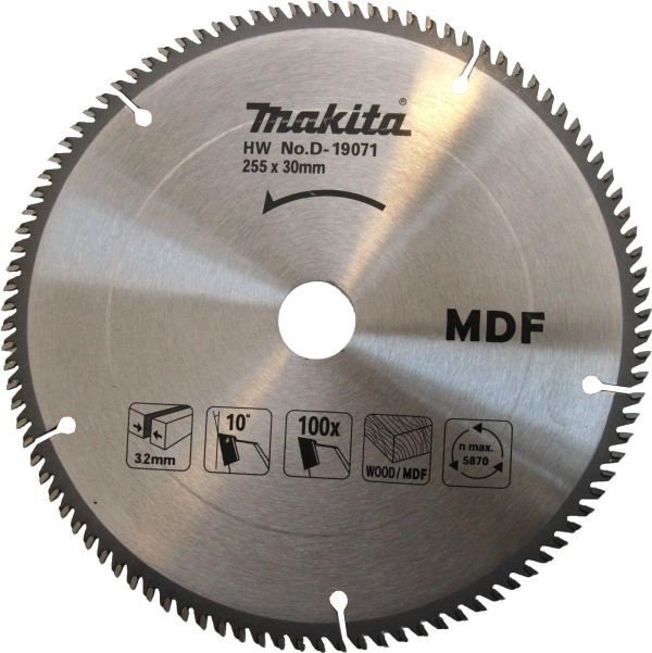 Makita 254mm 2025 saw blade