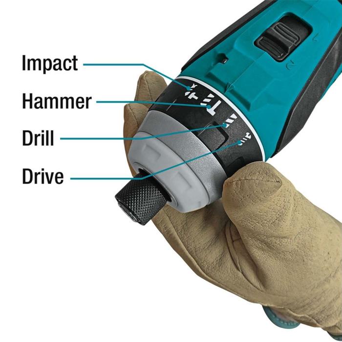 Makita DTP141Z Cordless 4 Mode Impact Driver 18V Lithium Ion 150Nm Brushless Motor 4 Modes